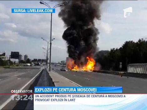 Explozii pe soseaua de centura a Moscovei