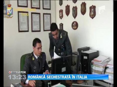 Romanca sechestrata in Italia