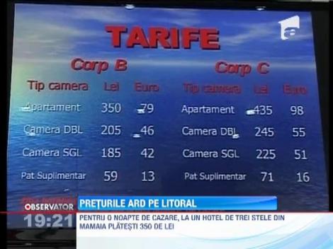 Hotelierii de la malul marii au crescut preturile la cazare cu aproape 20%