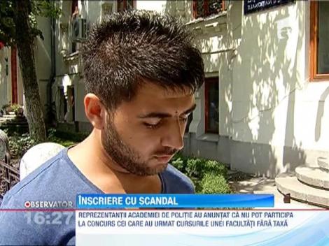 Scandal inainte de examenul de admitere de la Academia de Politie