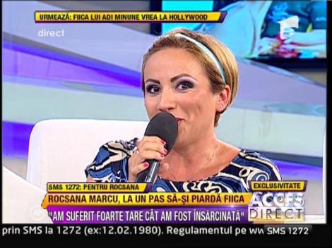 Rocsana Marcu, la un pas sa-si piarda fiica: "Cand a scos-o din cristelnita, nu mai respira!"