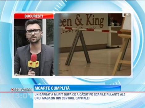 Un barbat a murit dupa ce a cazut pe scarile rulante ale unui magazin