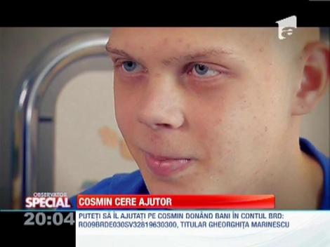 Pretul unei vieti normale! Cosmin a fost diagnosticat cu cancer osos