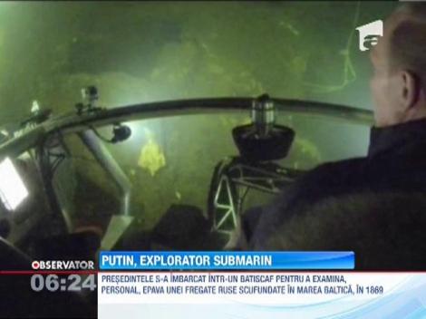 Vladimir Putin, explorator la bordul unui submarin