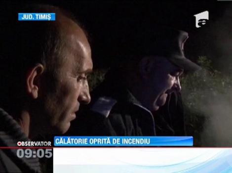 Calatorie oprita de incendiu