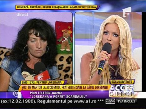 Un martor la accidentul fratelui Loredanei Chivu sare la gatul blondinei: "Ea a pornit scandalul"