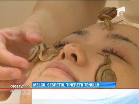 Tratament facial cu melci