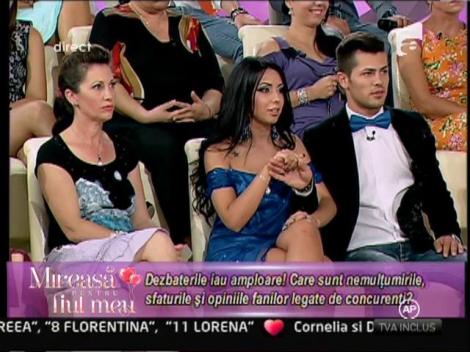 Lorena si George, fata in fata cu fanii