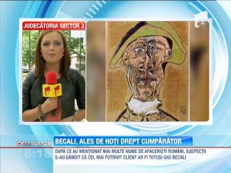 Gigi Becali, ales de hotii de tablouri drept cumparator