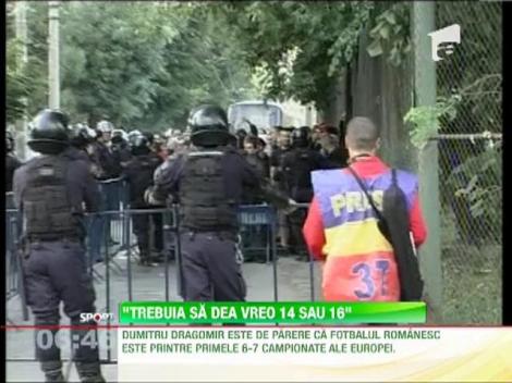 Dumitru Dragomir vroia mai multe goluri la meciul Steaua - Vardar