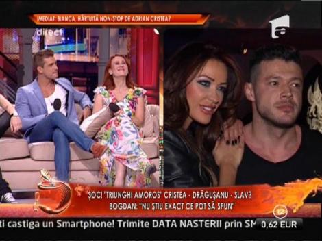 Bogdan Vladau, despre "triunghiul amoros": "Stiam de la Victor ca Bianca se intalnea cu Cristea"