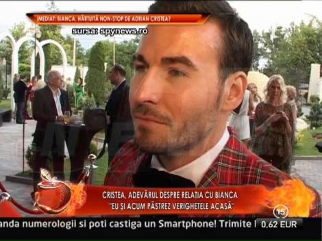 Adrian Cristea, adevarul despre relatia cu Bianca: "Eu si acum pastrez verighetele acasa"
