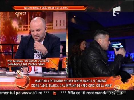 Bogdan Vladau, prietenul lui Victor Slav: "Refuz sa cred ca Bianca il iubeste pe Adrian Cristea"