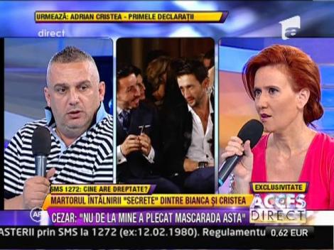 Martorul intalnirii "secrete" dintre Bianca si Adrian Cristea