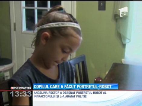 O fetita din Statele Unite a facut portretul robot al unui tanar banuit ca a furat