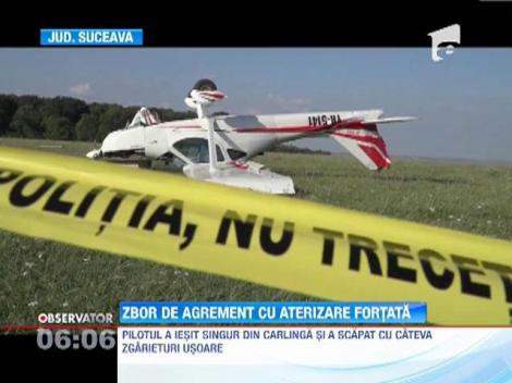 Zbor de agrement cu aterizare fortata