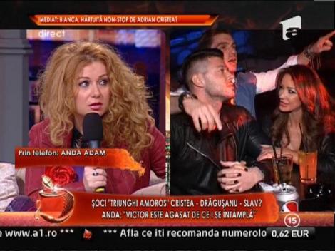 Anda Adam: "Nu vrea sa-l recuceresc pe Victor Slav"