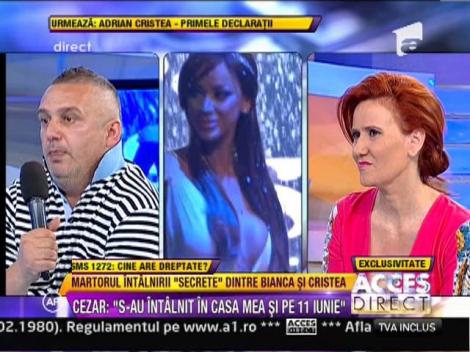 Cezar: "Adrian Cristea se injoseste pentru ca o iubeste"