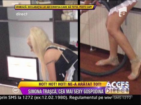 Simona Trasca, menajera sexy!