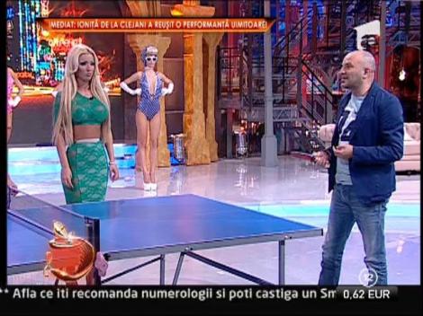 Dan Capatos si Bordea au jucat tenis de masa