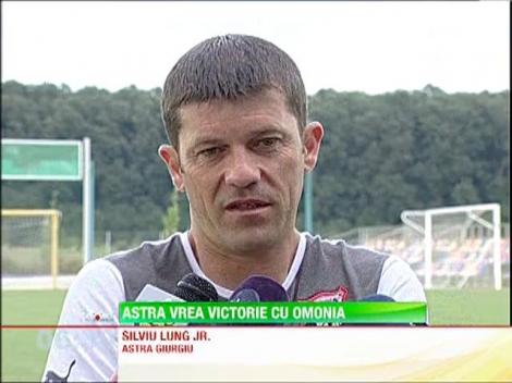 Astra Giurgiu vrea victorie cu Omonia Nicosia
