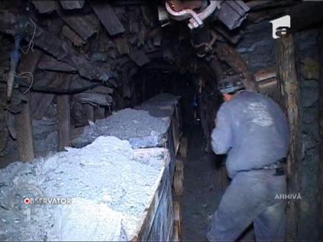 Mineri blocati in subteran