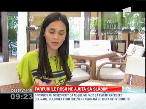 Farfuriile rosii ne ajuta sa slabim