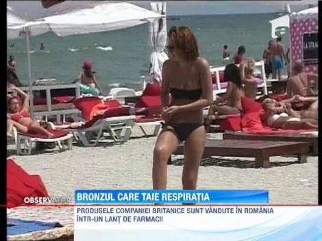 Un spray cu autobronzant provoaca mari probleme cu respiratia!