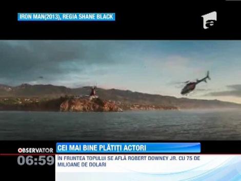 Cei mai bine platiti actori de la Hollywood