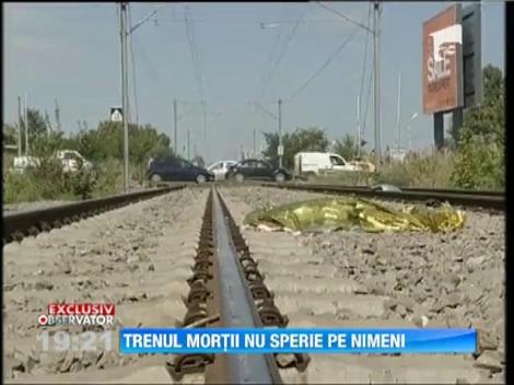 Ignoratul barierelor de langa calea ferata, un sport national pentru romani