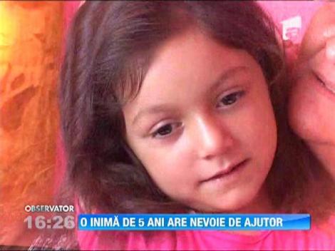 O fetita de 5 ani are nevoie de ajutor ca sa supravietuiasca