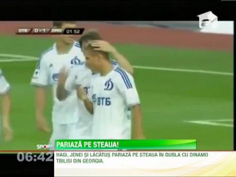 Hagi, Jenei si Lacatus pariaza pe Steaua in dubla Dinamo Tbilisi