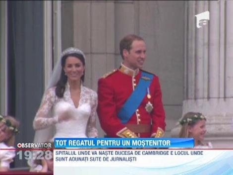 Nebunie la Londra! Ducesa de Cambridge urmeaza sa nasca primul copil