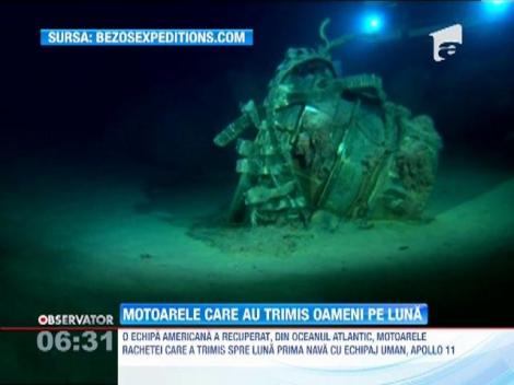 Motoarele uriasei rachete Saturn 5, recuperate dupa 40 de ani de pe fundul oceanului