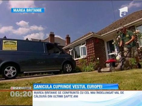 Canicula cuprinde vestul Europei
