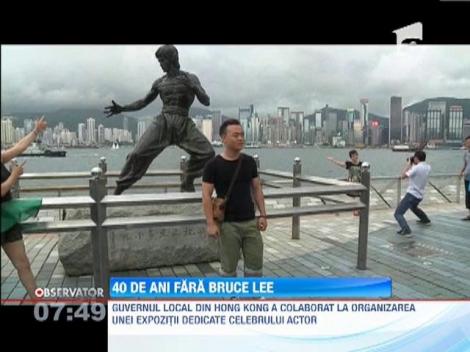 Bruce Lee, omagiat la Hong Kong. Se implinesc 40 de ani de la disparitia sa prematura