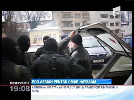 Omar Hayssam ar fi adus in Romania cu o aeronava care a facut un transport umanitar