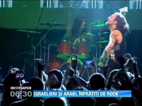 Un grup de rock israelian si unul palestinian au concertat pe un stadion din Tel Aviv