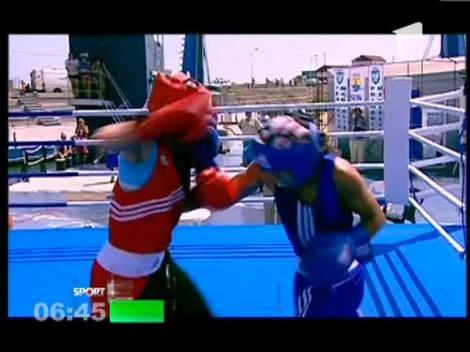 Box feminin: Luminita Turcin a castigat meciul dupa doar 20 de secunde