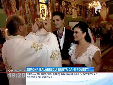 Simona Balanescu, vedeta Antenei 2, s-a casatorit astazi cu Rares Dragomir