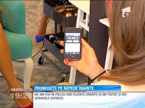 Specialistii in make-up si hair style au creat servicii express pentru doamnele si domnisoarele grabite