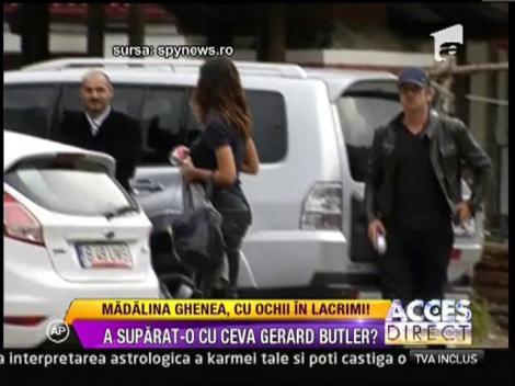 Madalina Ghenea, cu ochii in lacrimi dupa plecarea lui Gerald Butler din Romania
