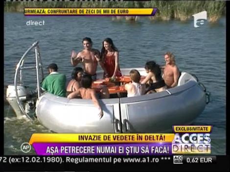 Pepe a facut "Splash" de ziua lui, cu vedetele de la "Te cunosc de undeva!"