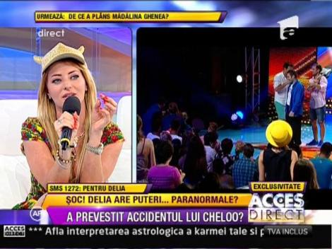 Delia a prevestit accidentul lui Cheloo!