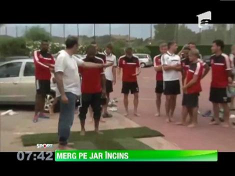 Fotbalistii de la Southampton au mers pe jar incins!