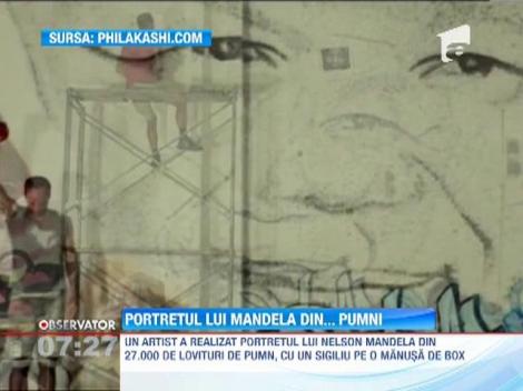 Omagiu inediat adus lui Nelson Mandela, in Shanghai