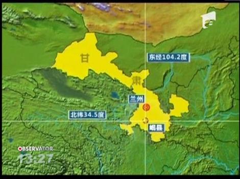 China, zguduita de un cutremur