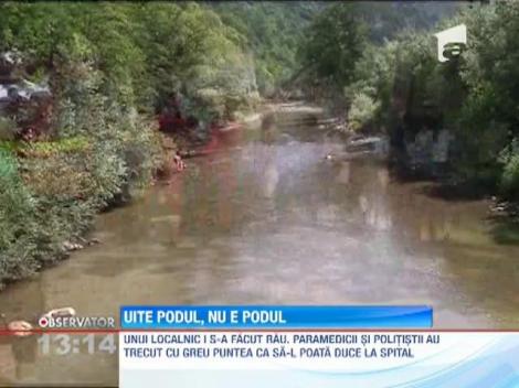 Satenii din localitatea Barsana sustin ca au dat bani autoritatilor pentru construirea unui pod care nu s-a facut