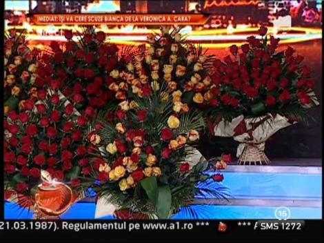 Loredana Chivu a primit 1100 de trandafiri de la un admirator anonim!