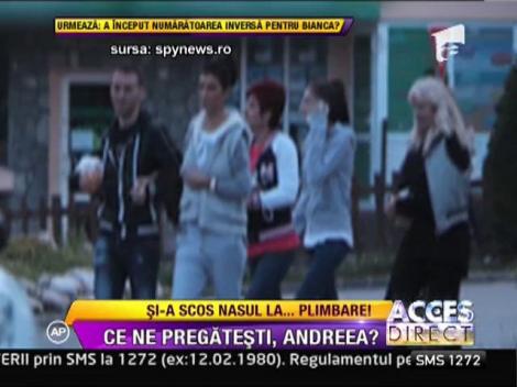 Andreea Tonciu si Nicolae Mitea, vacanta in familie la munte